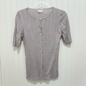 Lutz & Patmos Light Gray Silk Blend Shirt